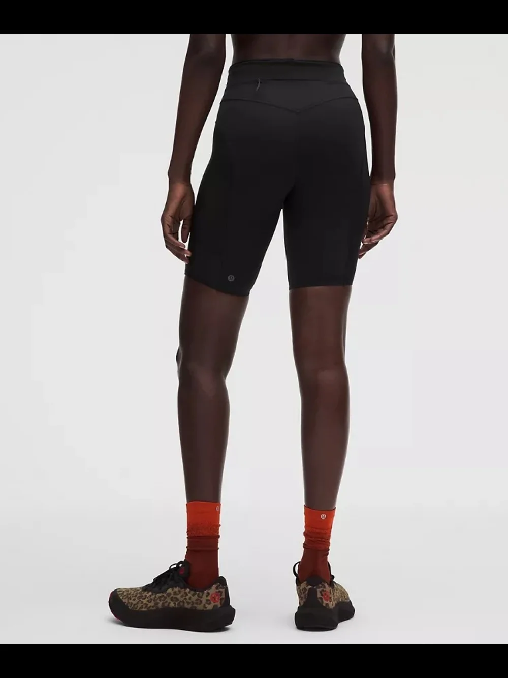 lululemon athletica Black High-Rise Bike Shorts with Zip Pocket